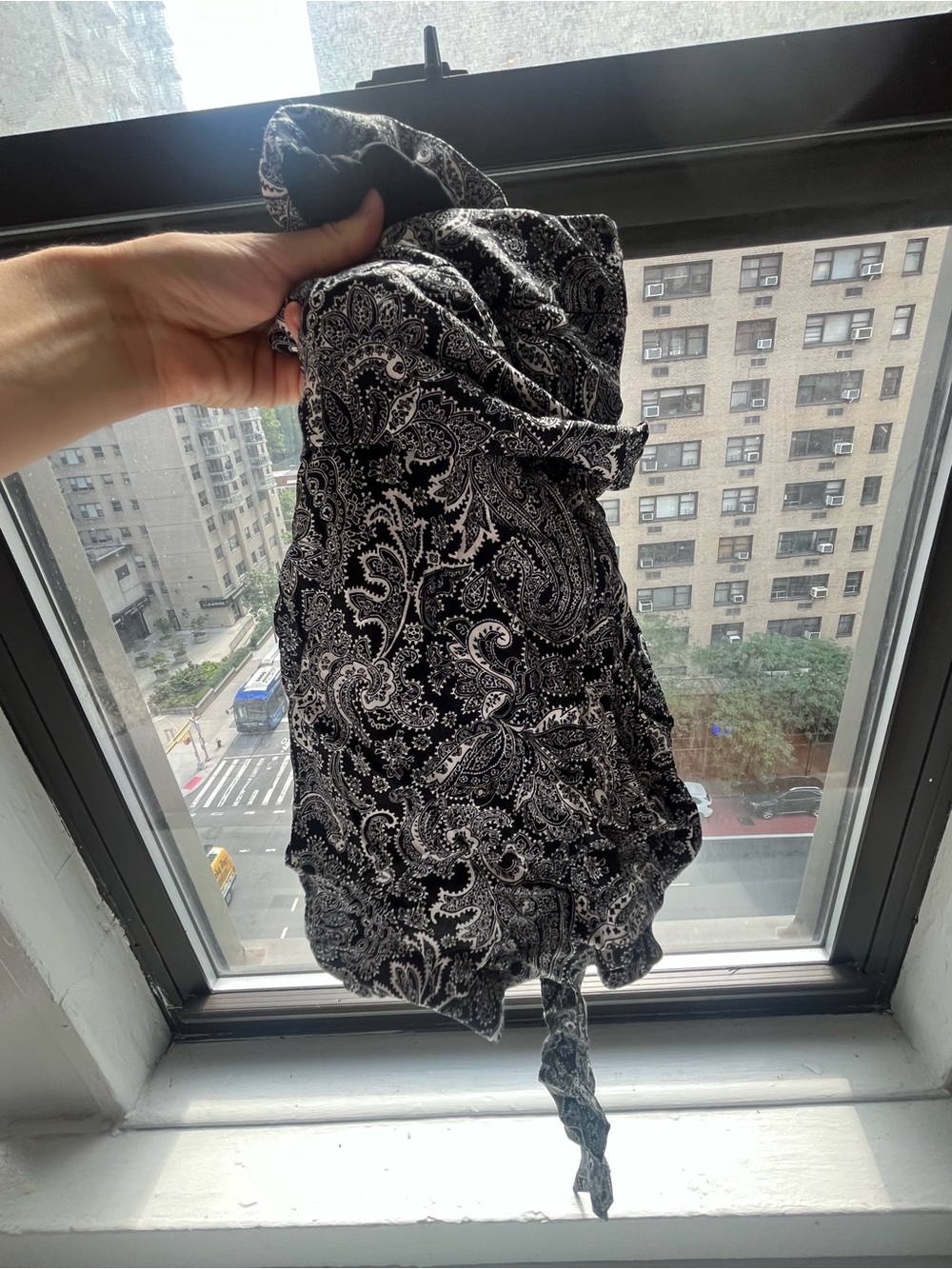KOOPLES Black & White Paisley Wrap Skirt - Women